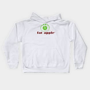 fat apple greenboy Kids Hoodie